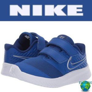 New Nike Toddler Star Runner 2 (TDV) Sizes 6C Shoes/Sneakers AT1803 400 Blue